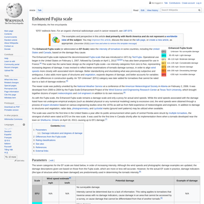 Enhanced Fujita scale - Wikipedia
