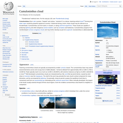 Cumulonimbus cloud - Wikipedia