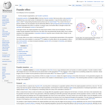 Founder effect - Wikipedia