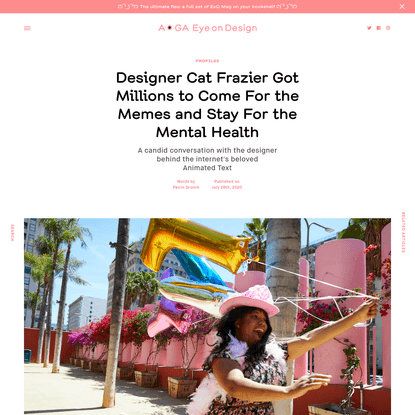 Designer Cat Frazier Got Millions to Come For the Memes and Stay For the Mental Health