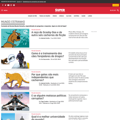 Mundo Estranho | Super