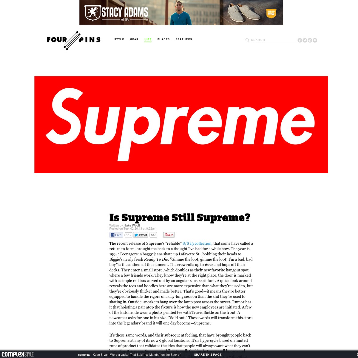Is Supreme Still Supreme? — Are.na