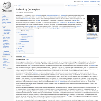Authenticity (philosophy) - Wikipedia