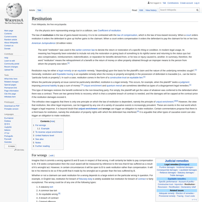 Restitution - Wikipedia