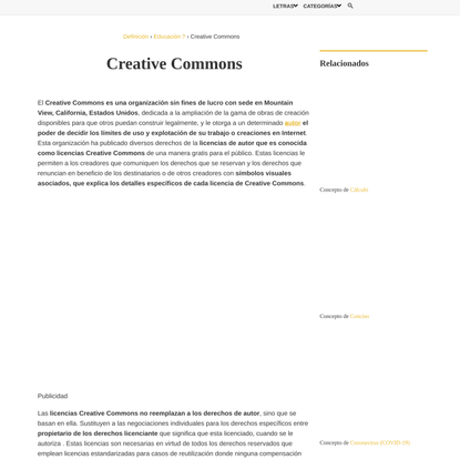 ¿Qué es Creative Commons? » Su Definición y Significado [2020]
