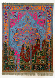 Handmade woolen “Glitch” rugs by Faig Ahmed
