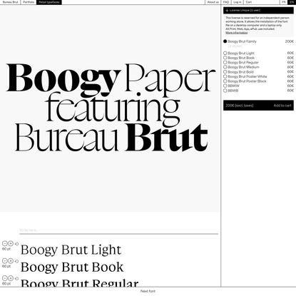Boogy Brut – Bureau Brut