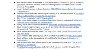 Citations References and Inspirations