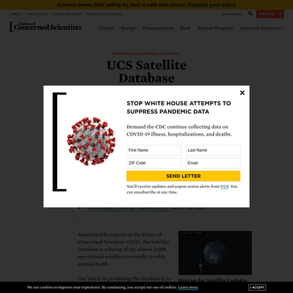 UCS Satellite Database
