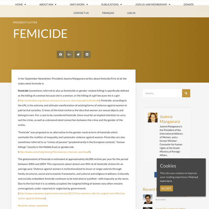 Femicide - International Alliance of Women