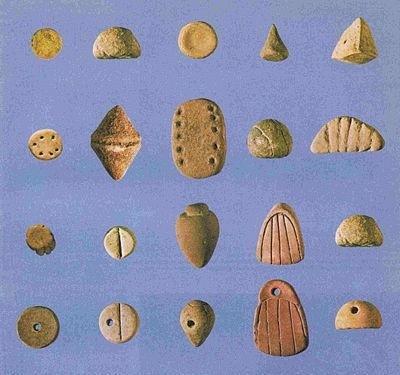 Sumerian "writing tokens"