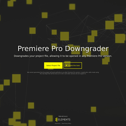 Premiere Pro Downgrader