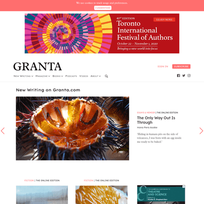 Granta Magazine | Read the Best Literary Fiction, Poetry and Journalism
