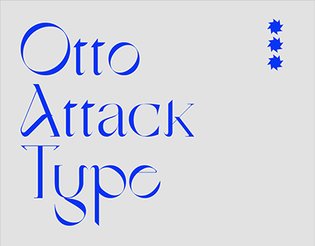 Otto Attack Type - free font