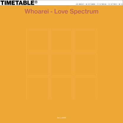 TIMETABLE