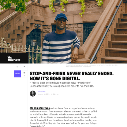 Stop-and-Frisk Never Really Ended. Now It's Gone Digital.