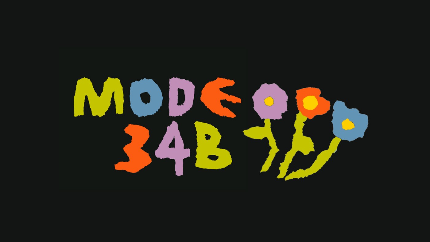 mode34b - paper design - flower illustration