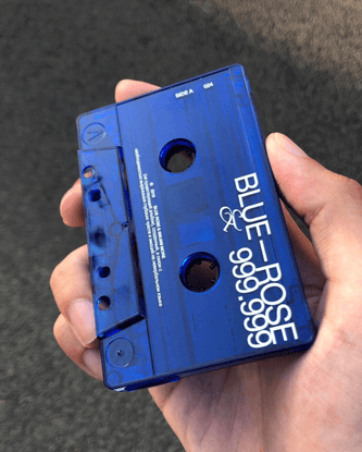 Nacho on Instagram: “I want to share with you a casette I made for my first music album - BLUE ROSE & 999.999 MORE. It conta...