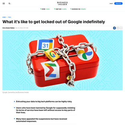 What it’s like to get locked out of Google indefinitely