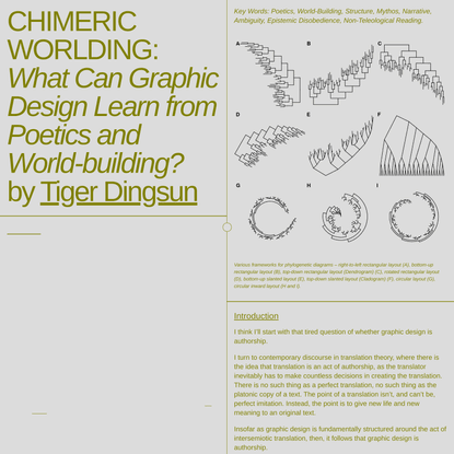 Chimeric Worlding
