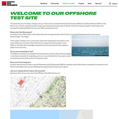 Offshore Test Site - North Sea Farmers