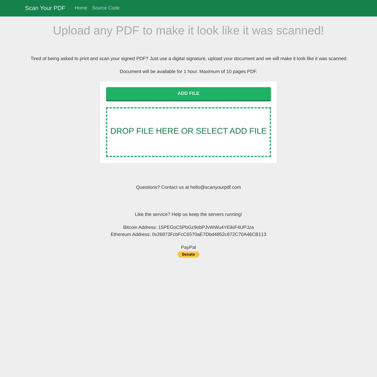 Make any PDF look like scanned! — Are.na