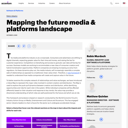 Media and Platforms Value Map | Accenture