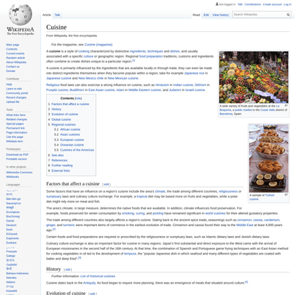 Cuisine - Wikipedia