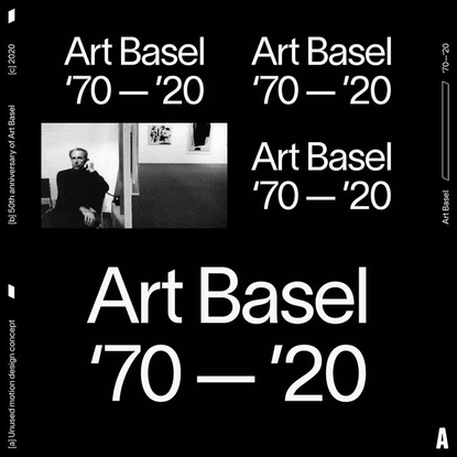 Lucas Hesse’s Instagram profile post: “unused motion and sound concept for the 50th anniversary of @artbasel I made earlier ...