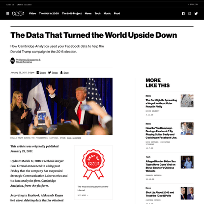 The Data That Turned the World Upside Down