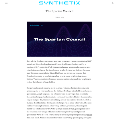The Spartan Council