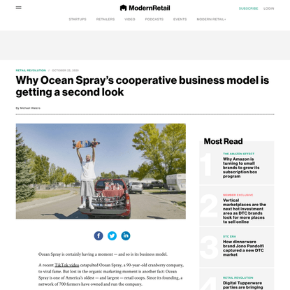 Why Ocean Spray’s cooperative business model is getting a second look | Modern Retail