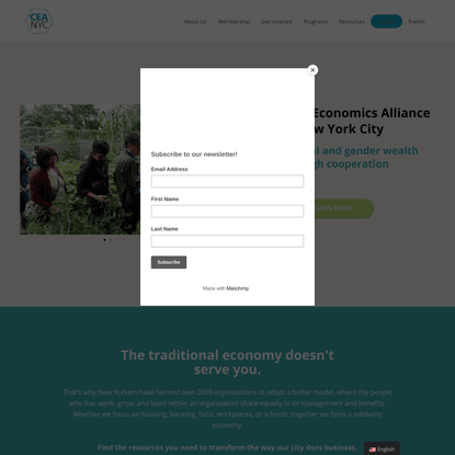 Cooperative Economics Alliance of New York City| Closing the Wealth Gap