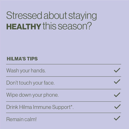 Hilma on Instagram: “Feeling stressed about staying healthy this season? Here are Hilma’s tips.”