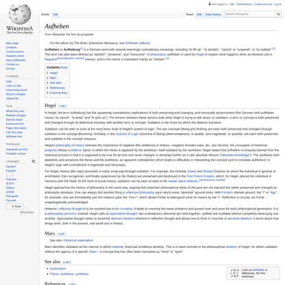 Aufheben - Wikipedia