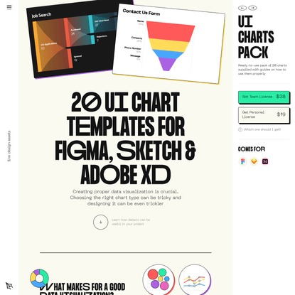 UI Charts Pack from thePenTool — Design Assets