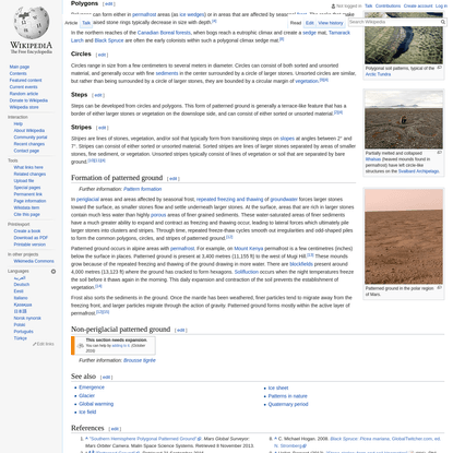 Patterned ground - Wikipedia