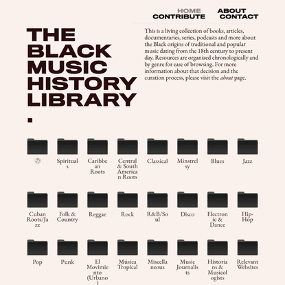 Library — Black Music History Library