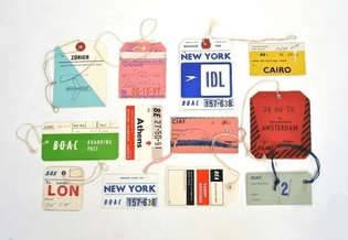 Vintage Airline Tags