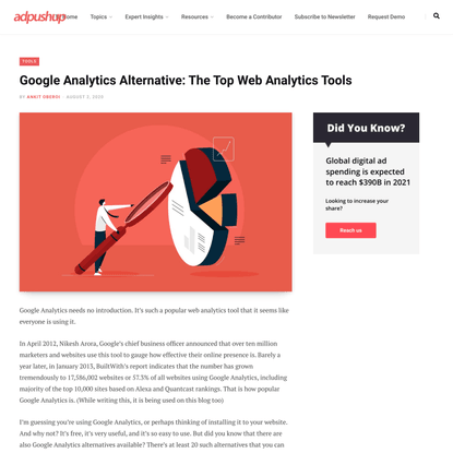 Google Analytics Alternative: The Top Web Analytics Tools