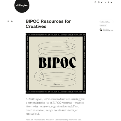 BIPOC Resources for Creatives