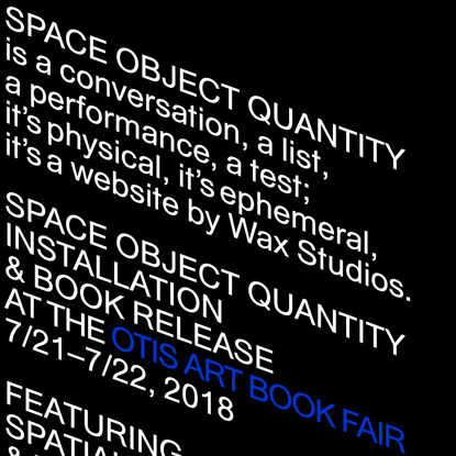SPACE OBJECT QUANTITY by Wax Studios