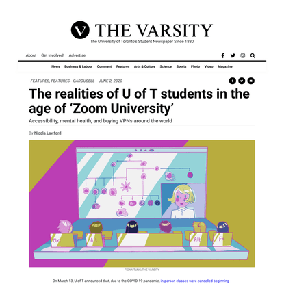 The realities of U of T students in the age of ‘Zoom University’