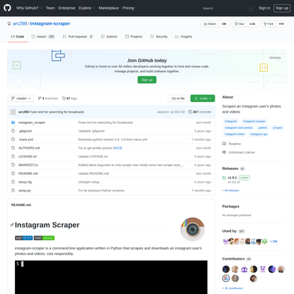 arc298/instagram-scraper