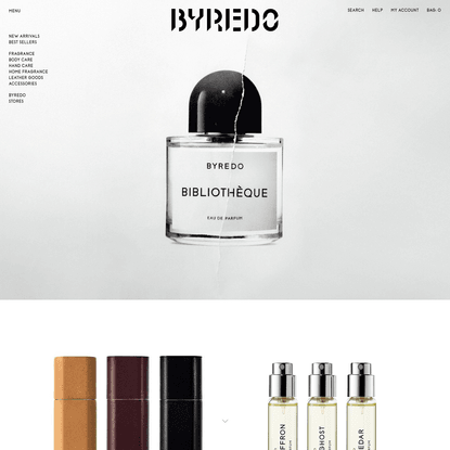 BYREDO Official Site - Shop Fragrances, Bodycare, Candles and Leather Goods - USA