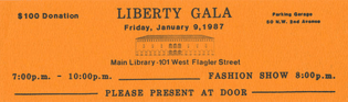 Liberty Gala Fashion Show