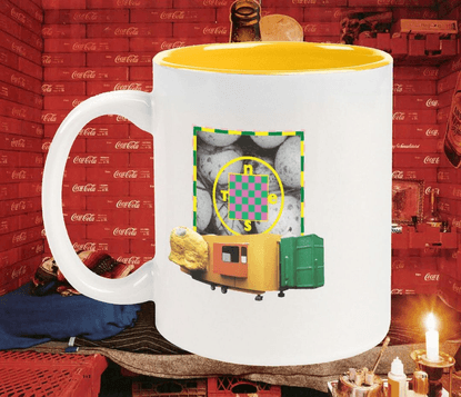 Nest Mag Capsule Collection on Instagram: “AVAILABLE TOMORROW (11/24) Nest logo ceramic mug with yellow inner glaze. Designe...