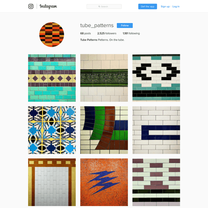 Tube Patterns (@tube_patterns) * Instagram photos and videos