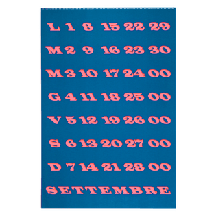 Calendar pages by Alan Fletcher