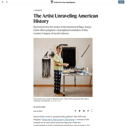 The Artist Unraveling American History